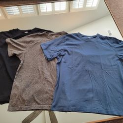 Men's Large Land's End Crew Neck Shirts