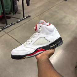 Pre-loved Air Jordan 5 Fire Red Sz14