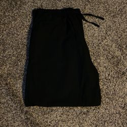 Black Scrubs With Hot Pink 