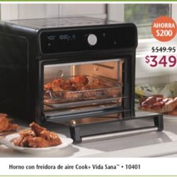 Horno Con Freidora De Aire Cook Vida Sana 