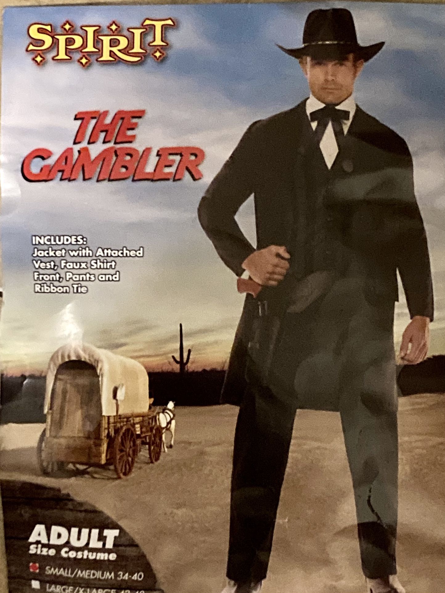 The Gambler Halloween Costume-NIB
