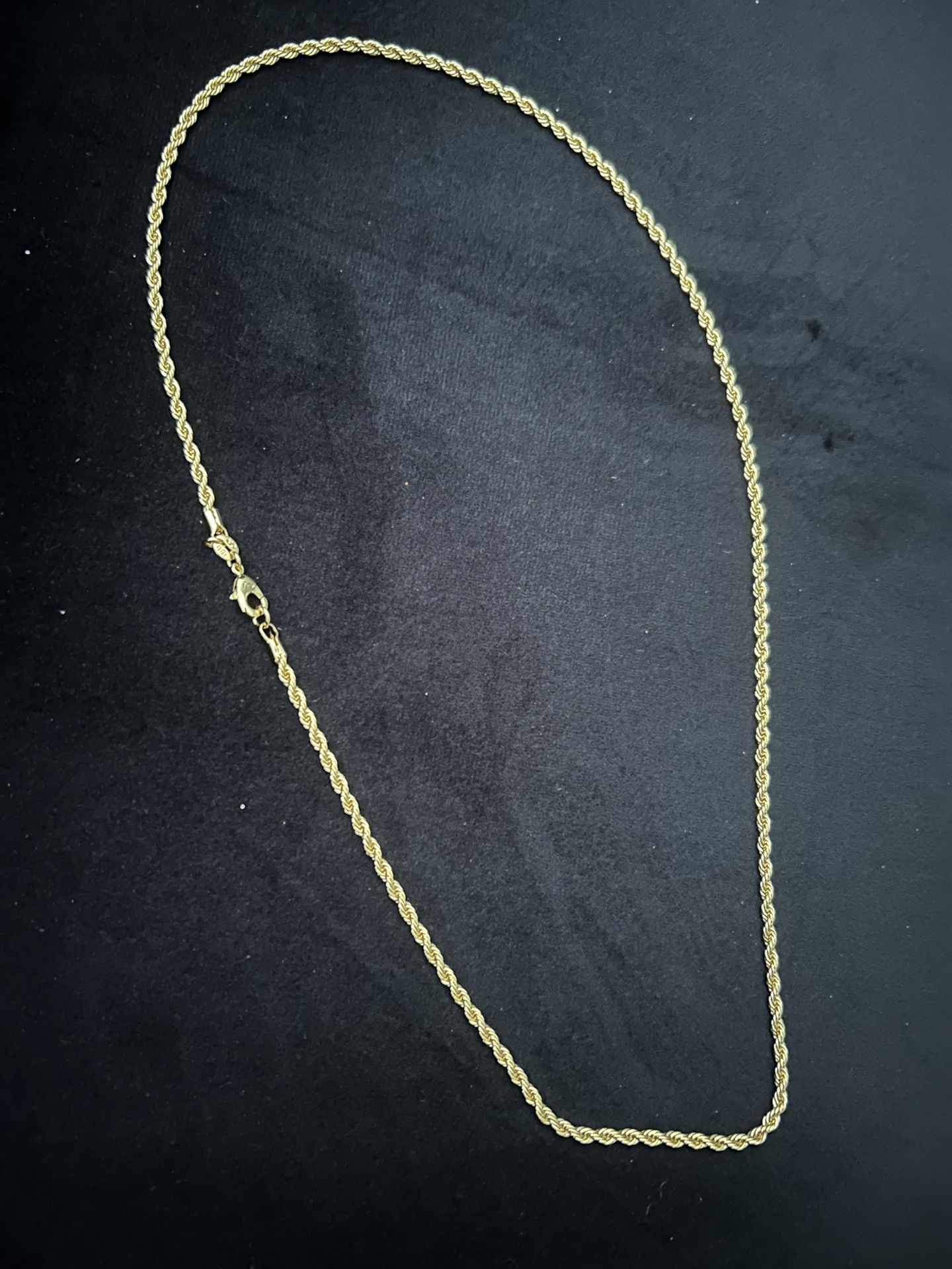Gold Platted Rope Chain