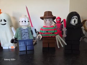 Horror Character LEGO-Style Minifigures Set