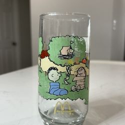 1968 McDonalds Glass Camp Snoopy Collection Vintage Snoopy Charlie Brown Lucy 