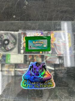 Pokemon Emerald GBA $300 Gamehogs 11am-7pm