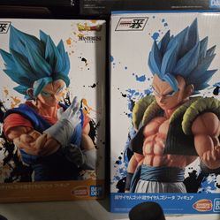 Bandai Ichibansho Masterlise EXTRA SSG Vegito and Gogeta Very Rare Excellent Condition
