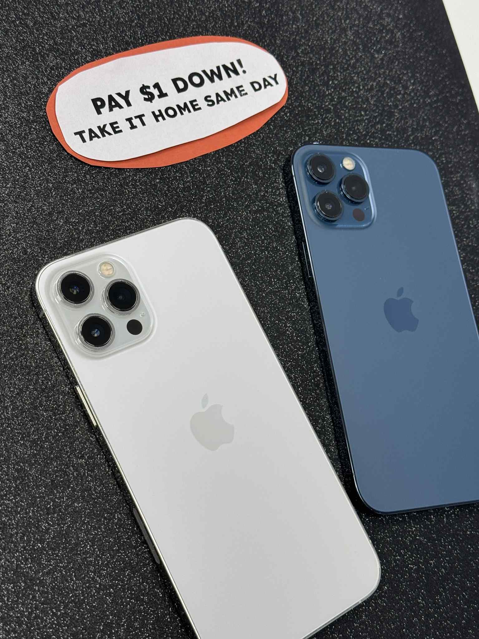 Apple iPhone 12 Pro Max - Pay $5 DOWN AVAILABLE - NO CREDIT NEEDED