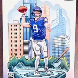 Easy 10 Flawless J.J McCarthy Jumbo Downtown Rookie