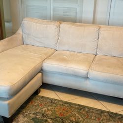Reversible L Shaped Sectional - Cream