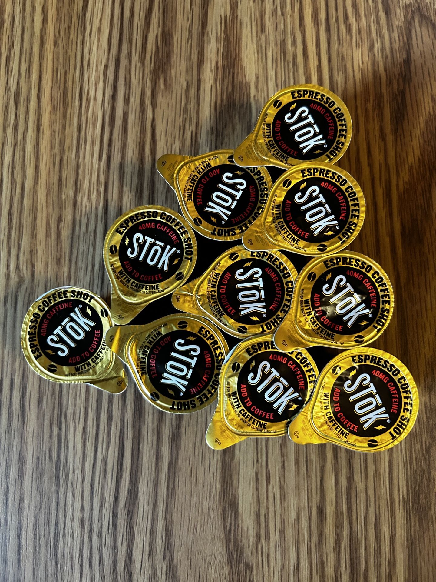 STOKE ESPRESSO COFFEE SHOT. ADD TO COFFEE. 40 MG CAFFEINE.