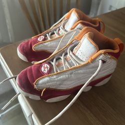 Boys Red and Orange Jordan’s