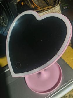 Heart mirror vanity