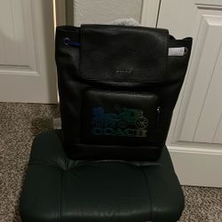 Coach Leather Turner Backpack Style Bag