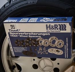 H&R Mercedes/Audi/VW Wheel Spacers + Extended Ball Seat Bolts (5x112, 66.5mm, M1