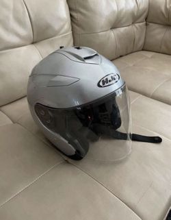 HJC Half Face Motorcycle Helmet Large