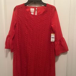 Girls Lace Chiffon Dress