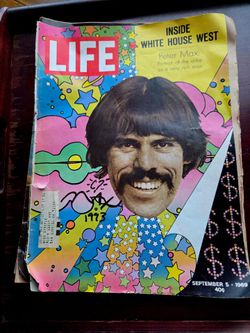 Peter max autographed 1993 life magazine 57 years old