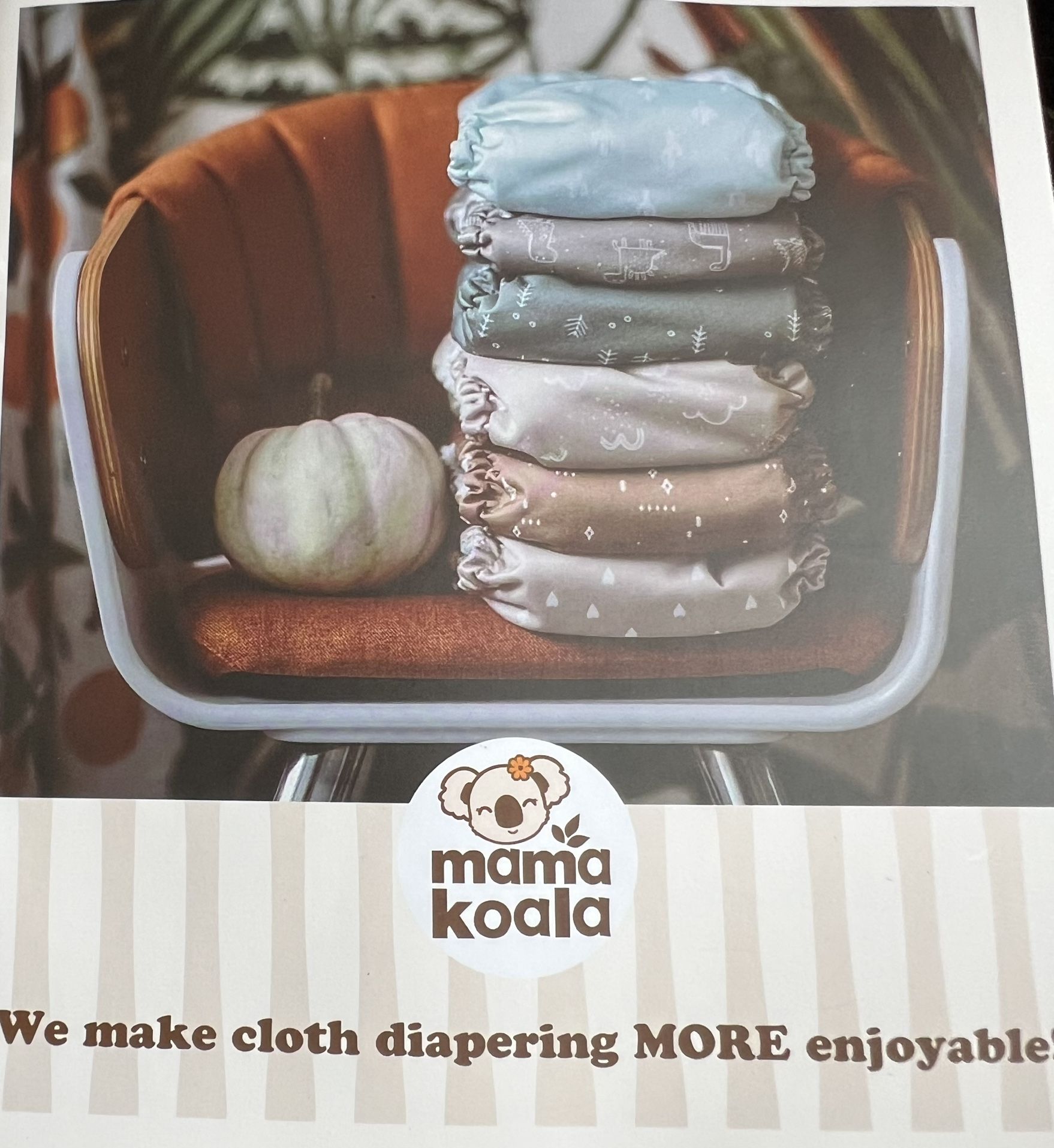 Mama Koala Fundas de pañales de tela ajustables...6  Pamper Reusables 