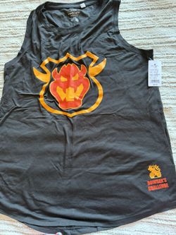Universal Studios Super Nintendo World Bowser Crest Ladies' Tank Top.