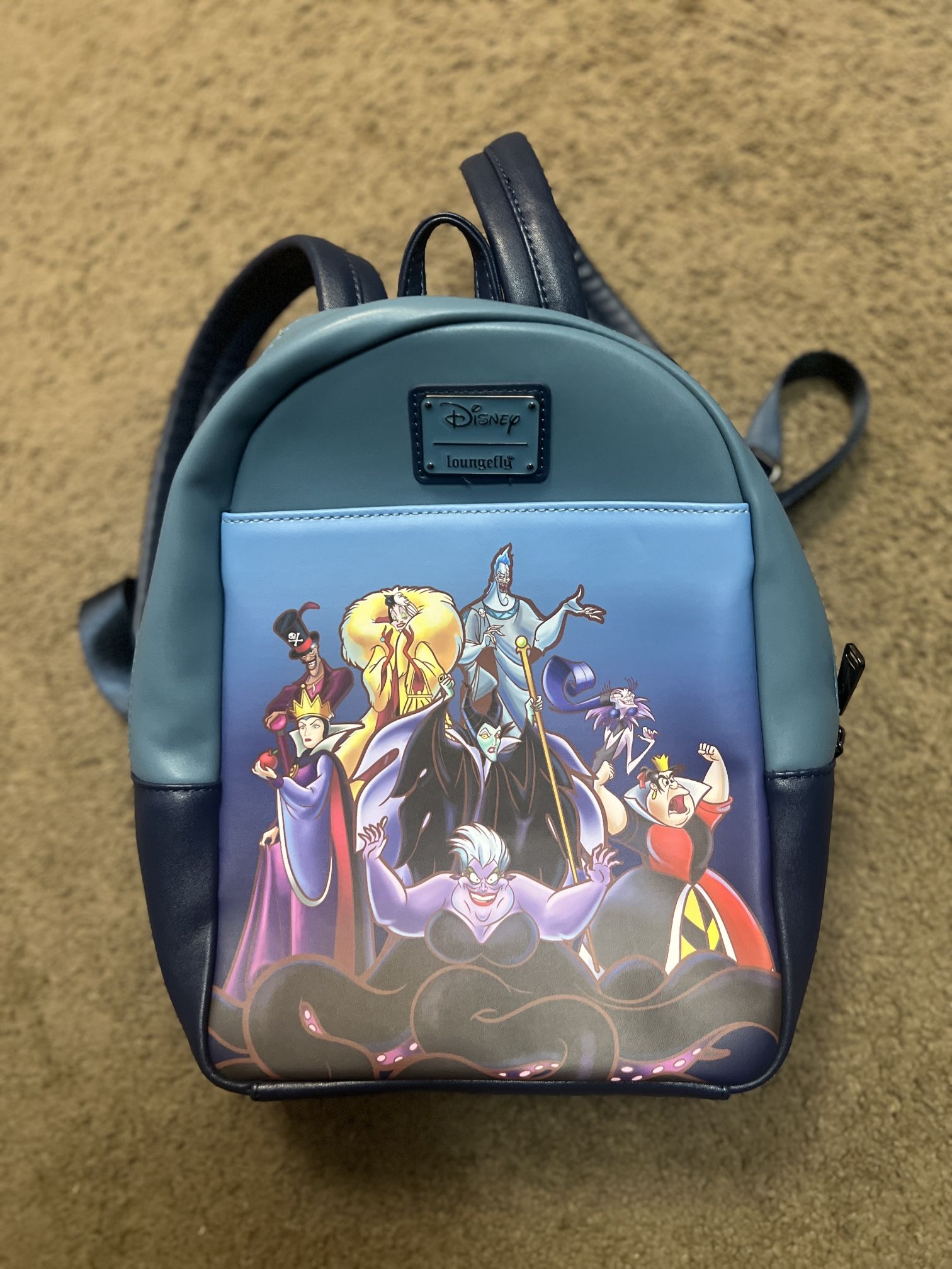 Loungefly Disney Villains Group Mini Backpack - BoxLunch Exclusive - NWT & Wrap