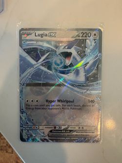 Pokemon Holo Refractor Raw Lugia Ex 220 - 082/131