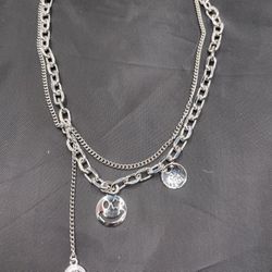 New Double Layers Smile Face Necklace 