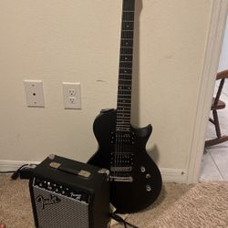 LTD EC-10 and amp fender 10G