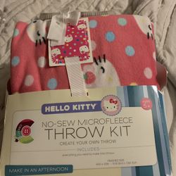 Hello Kitty No Sew Blanket Kit