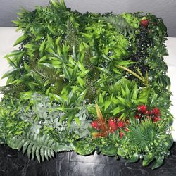 Green Wall 20”x20”