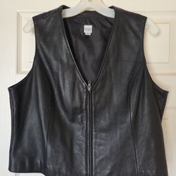 Women's Leather Vest