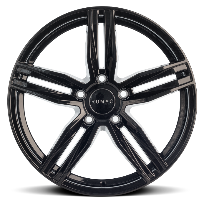 Romac Venom Wheels 18x8 18x8.5 Gloss Black