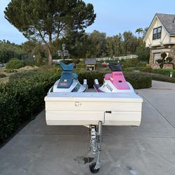 2 Waverunners And A Trailer