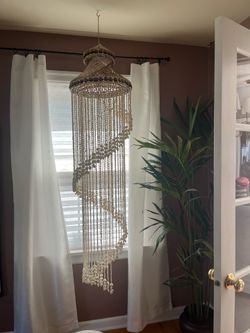 Vintage Seashell Chandelier Light Decor