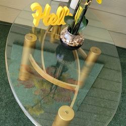 Glass coffee  table