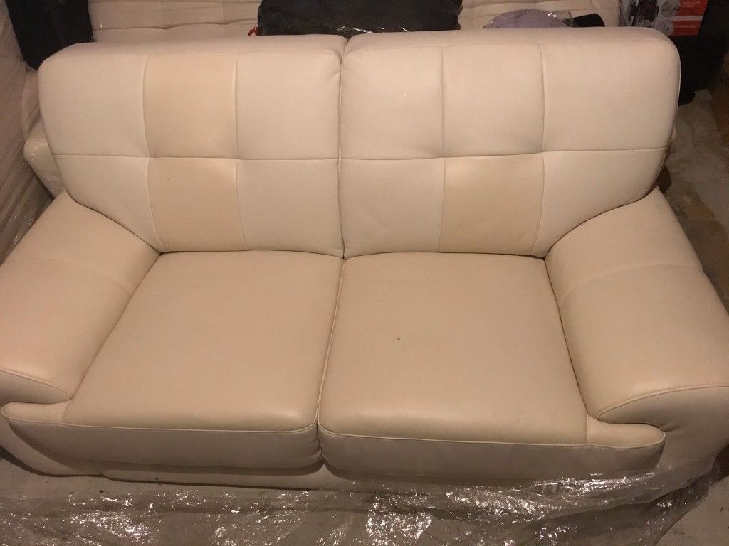 Leather 3 piece sofa set