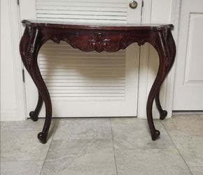 Mirror and table