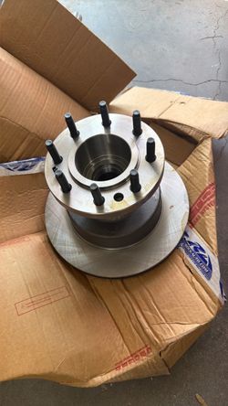 F350 DRW 2WD front brake rotors and pads