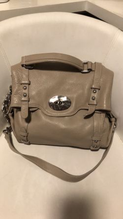 Made in Italy leather satchel/crossbody bag