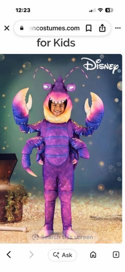 Disney Tamatoa Crab costume from Moana