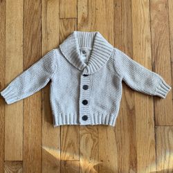 Baby Boy Oshkosh B’Gosh Button-up Cardigan (Size: 0-3 Months)