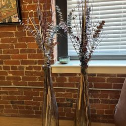 Glass Floor Vase