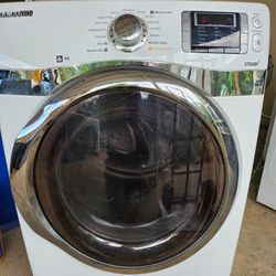 WHITE SAMSUNG ELECTRIC DRYER 
