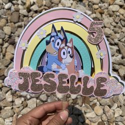Bluey Cake Topper