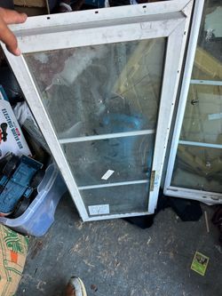2 windows 2 ft by 1 ft they do not slide