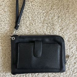 Black Wristlet Wallet $15