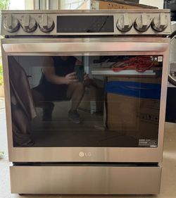 LG Convection Oven Electric Glass Top ThinQ