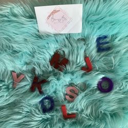 Custom Letter key Chains