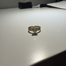 Pandora Double Band Heart Ring