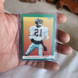 Deion Sanders Lot of 10 Cards