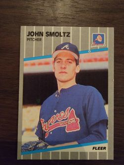 1989 Fleer John Smoltz #602 NM